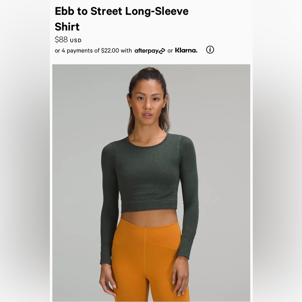 Lululemon Ebb to Street LS